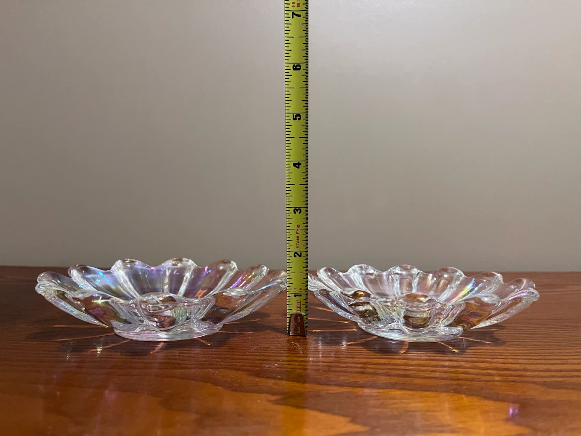 VINTAGE GLASS BOWLS (Read description) - photo 3