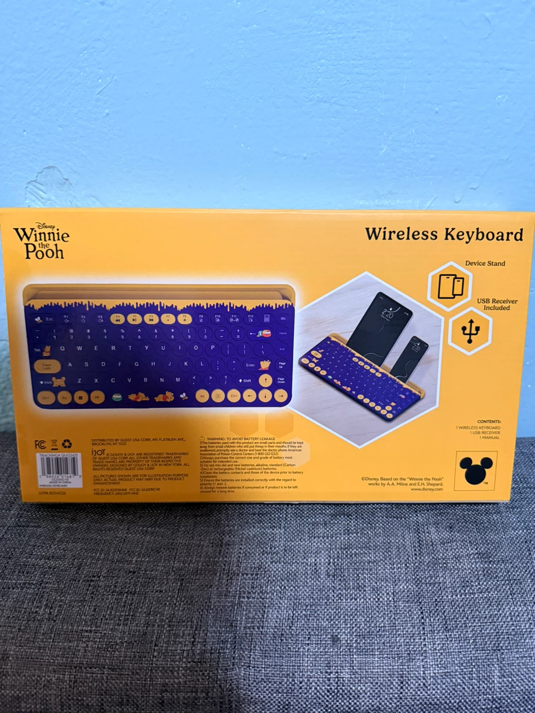 Disney Winnie the Pooh Wireless Keyboard - photo 2