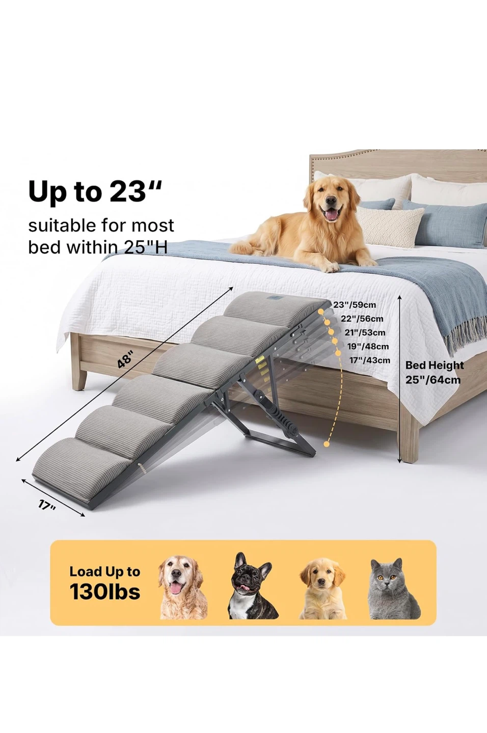 Veehoo Adjustable Pet Ramp - photo 4