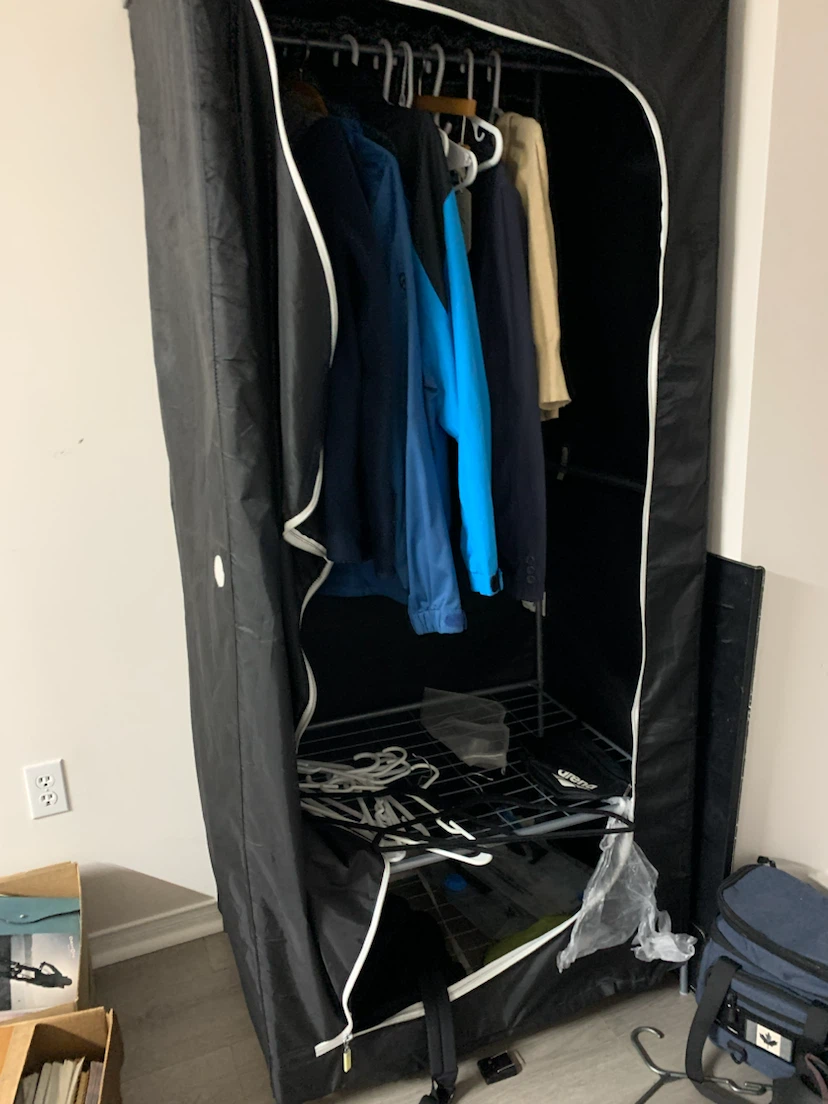 Portable Fabric Wardrobe Closet - photo 2