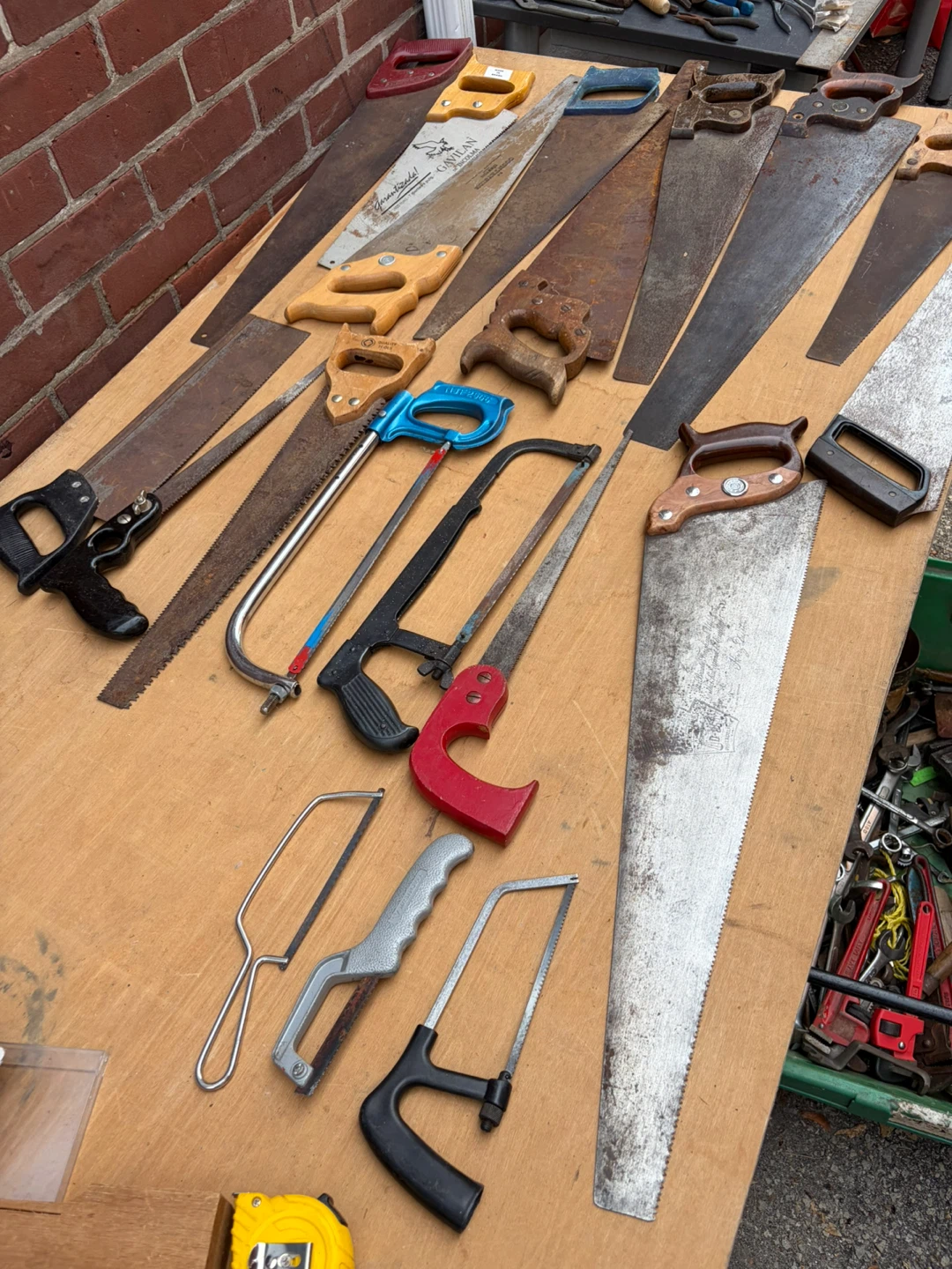 Assorted Vintage and Modern Handsaws