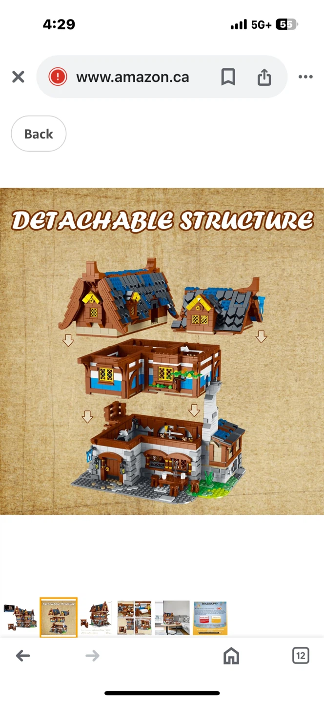 JMBricklayer Medieval Town Tavern Building Set - photo 4