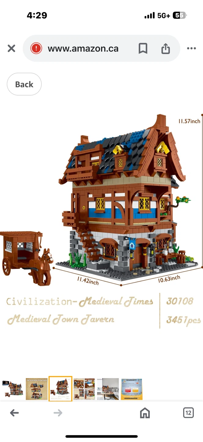JMBricklayer Medieval Town Tavern Building Set - photo 5