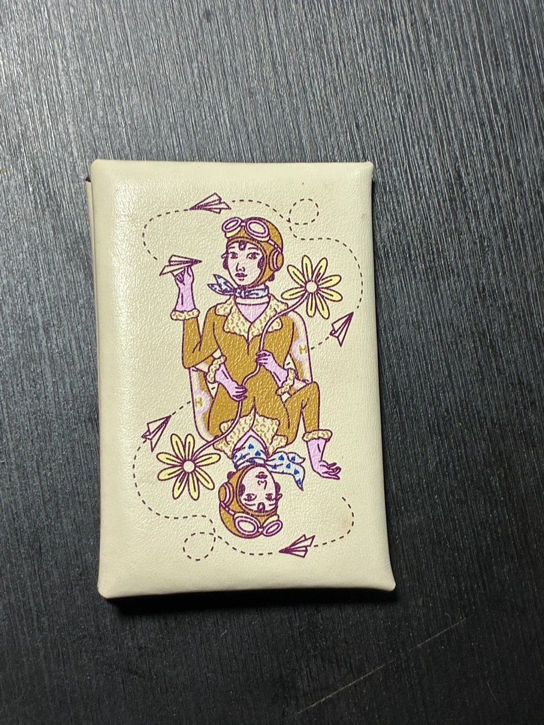 TITLE: Hermès Calvi Aviatrice Card Holder – Nata Swift Leather - photo 3