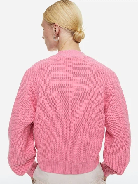 H&M Pink Knit Button-Up Cardigan - photo 5