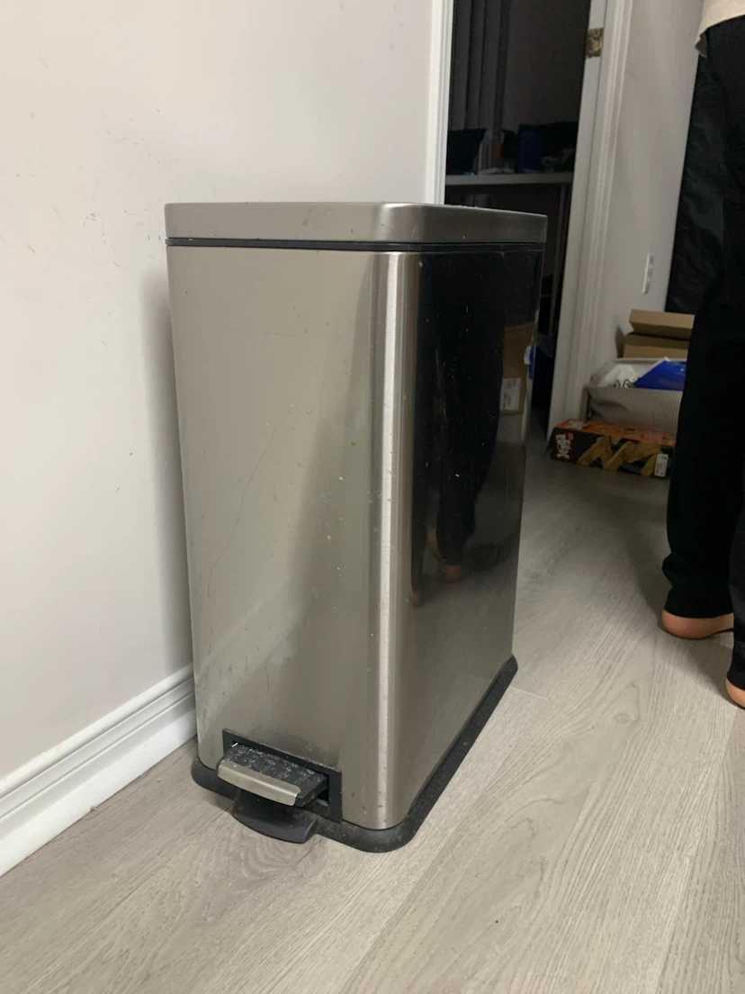 Stainless Steel Pedal Trash Can