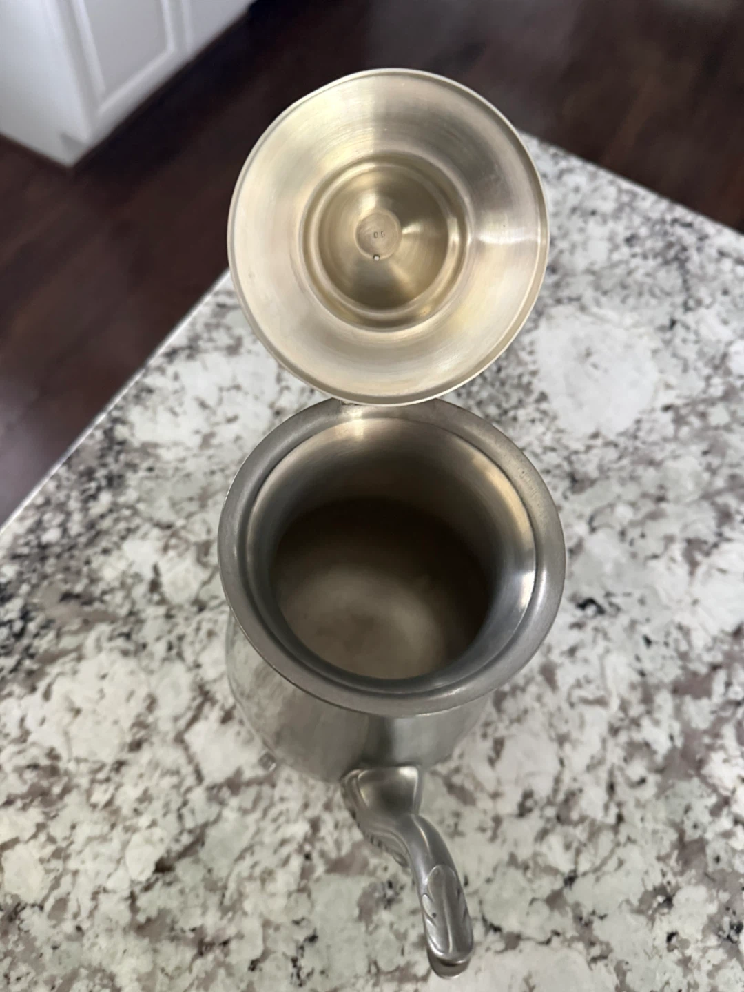 Pewter Tea/Coffee Pot with sugar bowl - photo 4