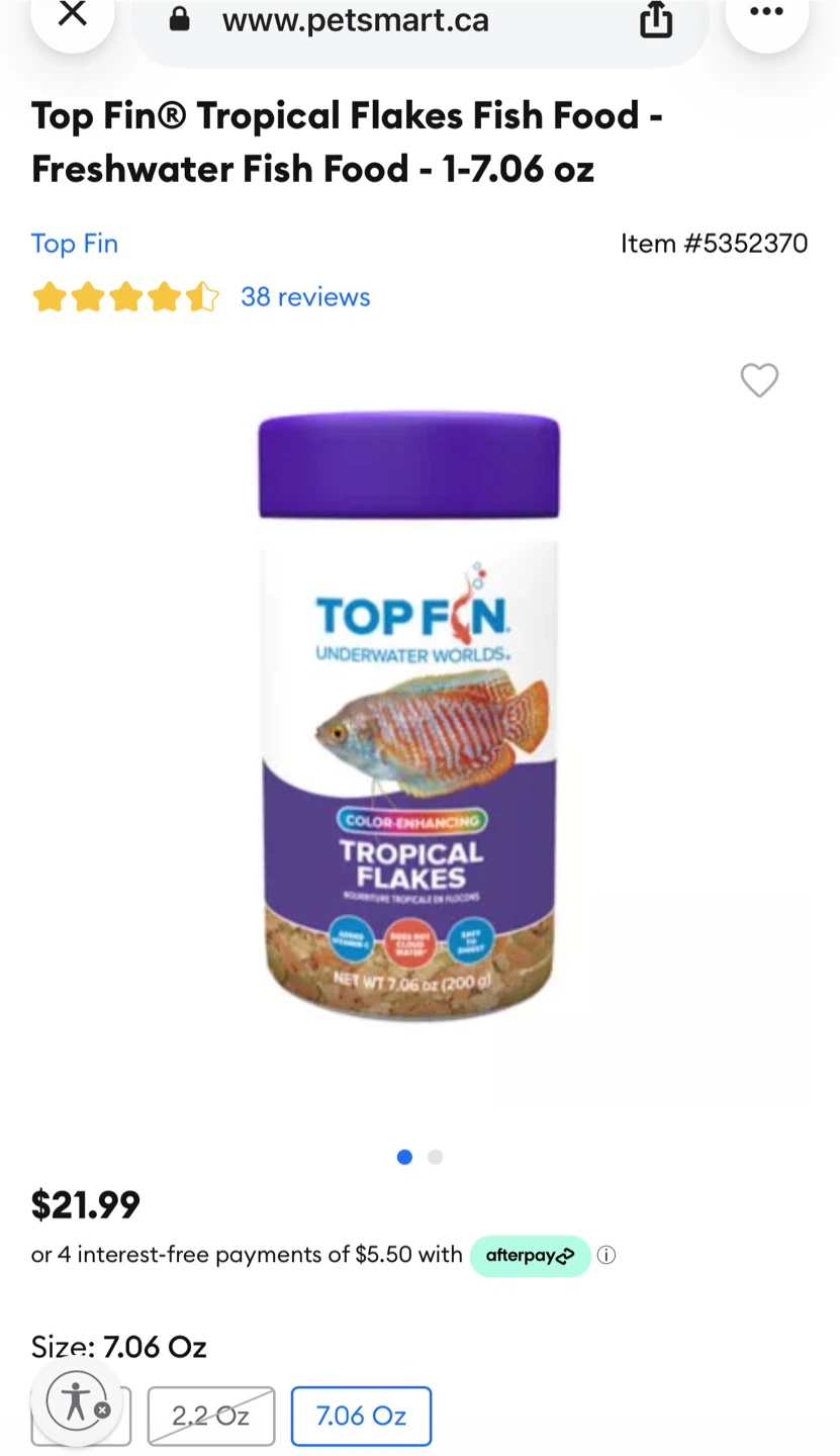 Top Fin Tropical Flakes Fish Food 200g - photo 4