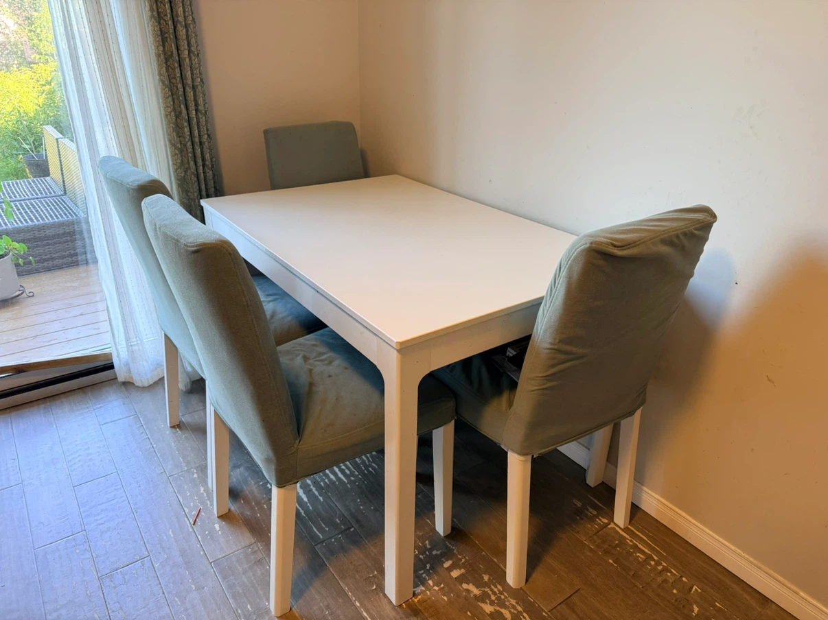 IKEA Dining Table and 4 Chairs - photo 2