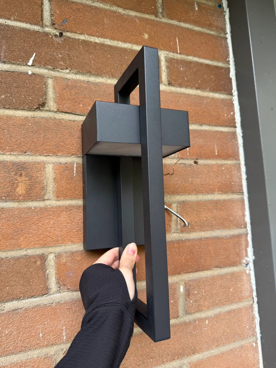 Modern Black Outdoor Wall Sconce