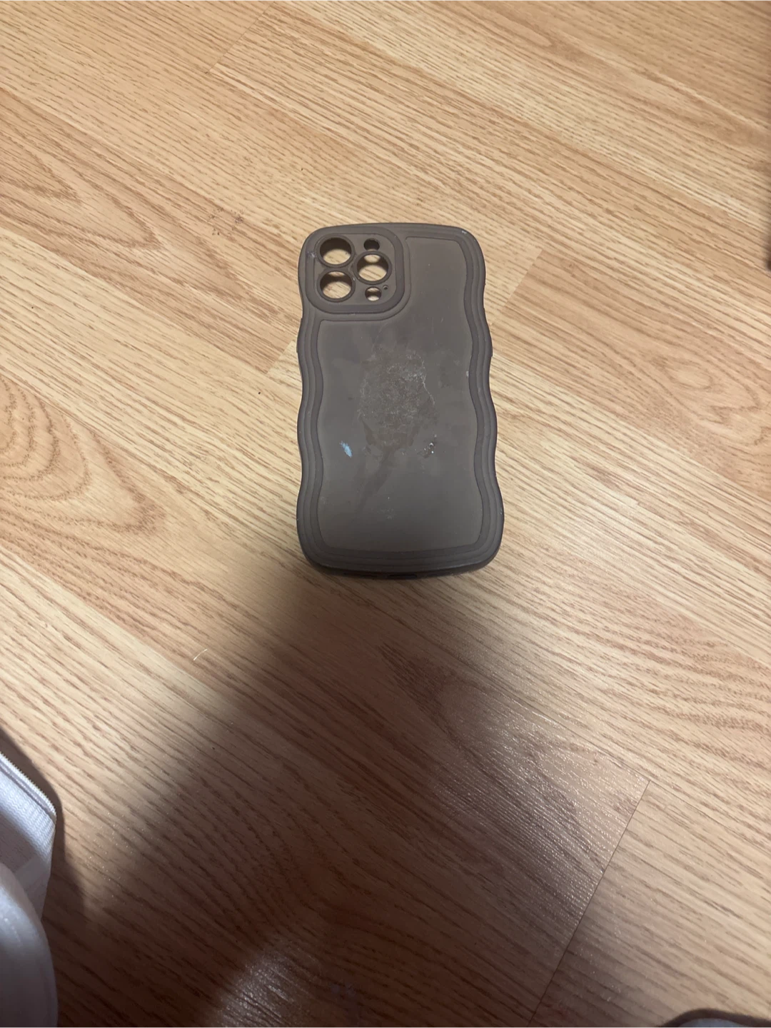 Brown Wavy Silicone iPhone Case