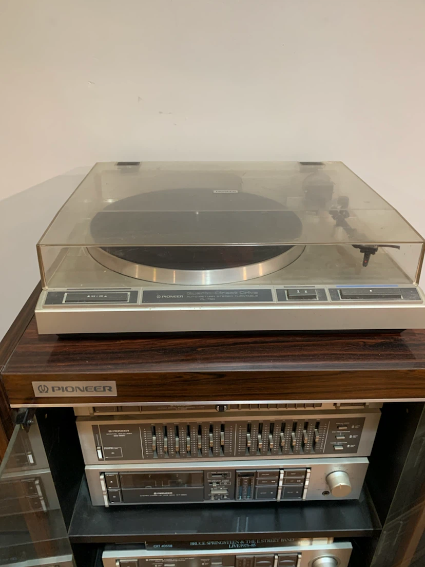 Pioneer Vintage Stereo System with Cabinet and Speakers - photo 3