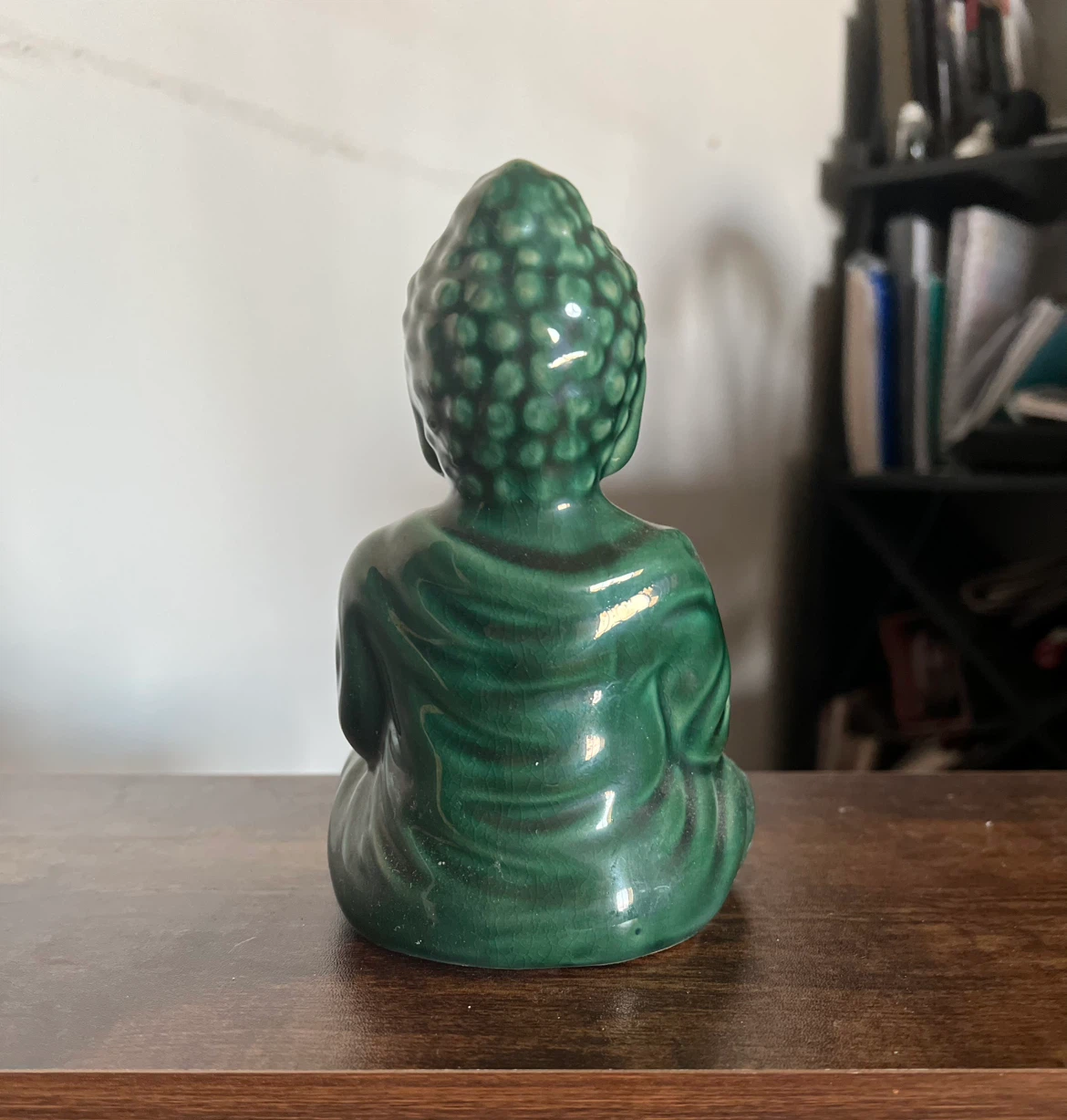 BUDDHA Ceramic Tea Light Candle Holder - photo 3