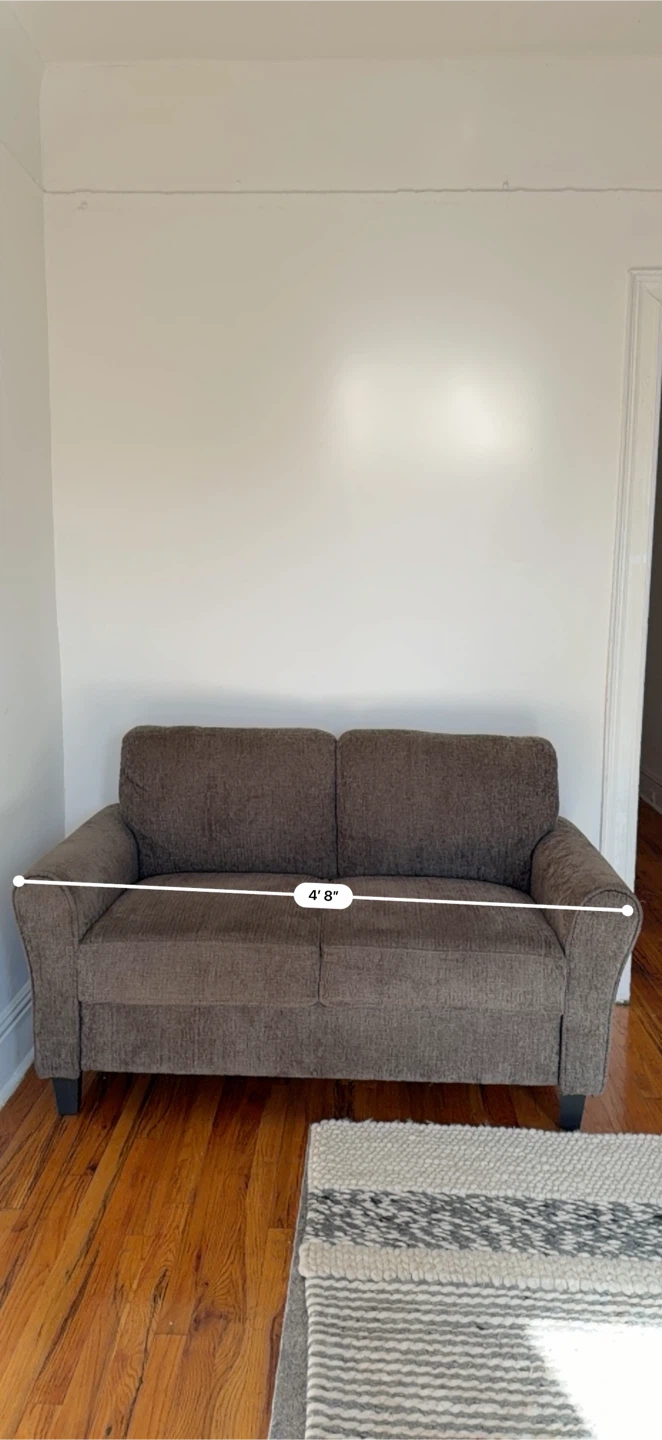 Gray Loveseat