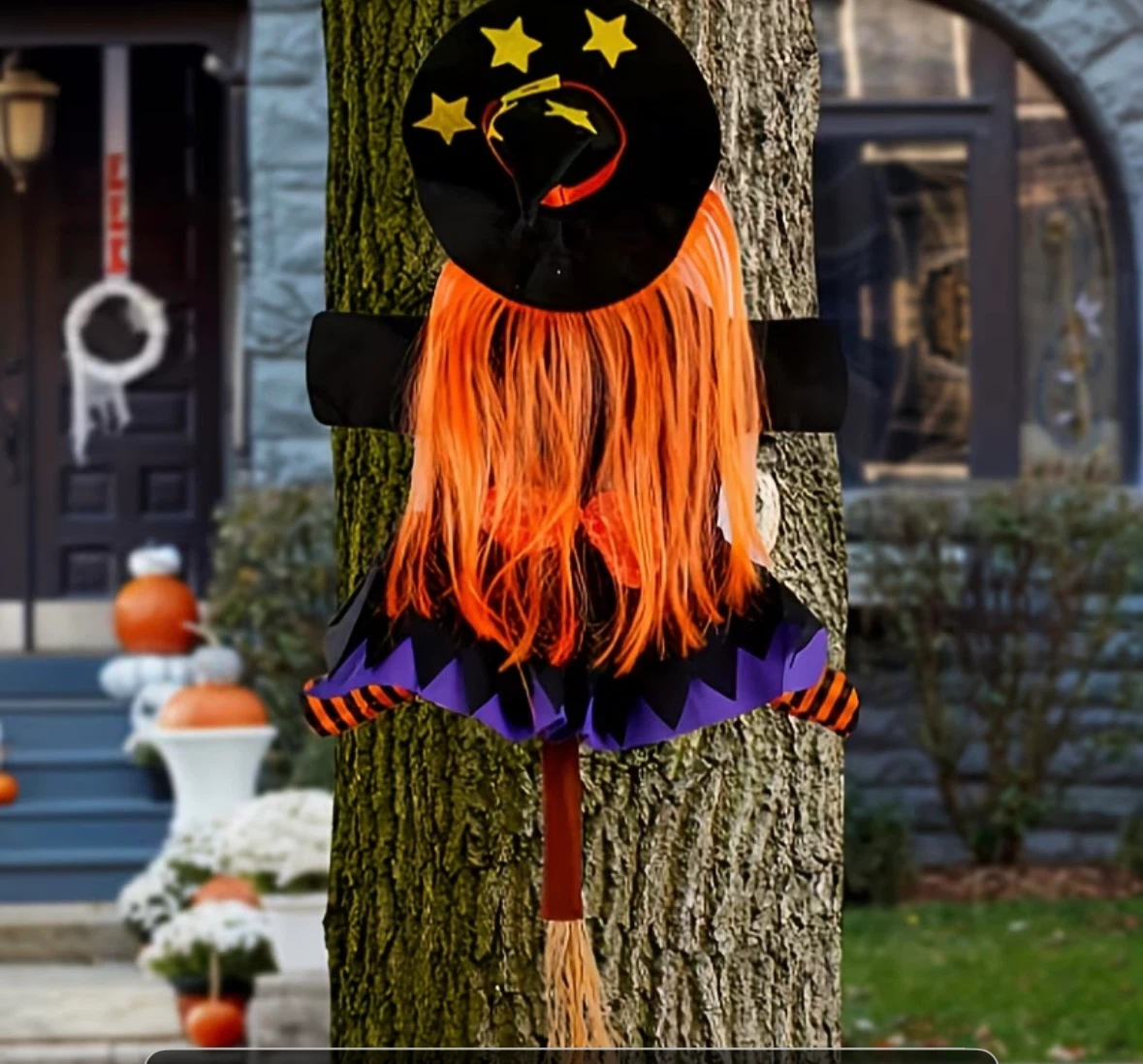 Halloween Witch Tree Decoration