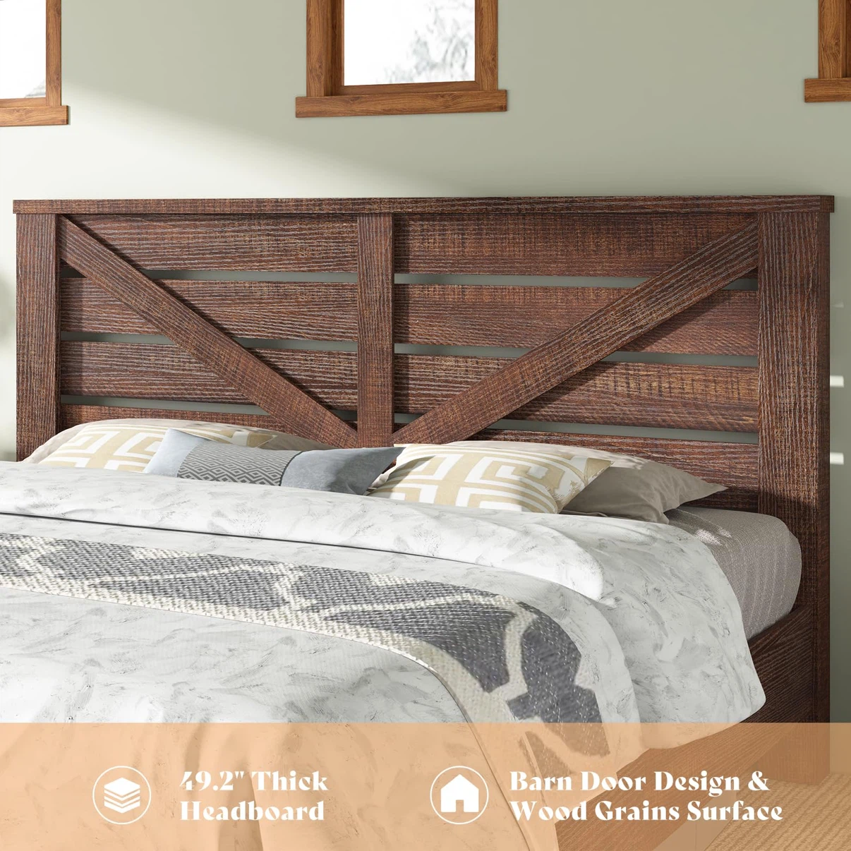 Queen Size Bed Frame with Headboard - photo 3