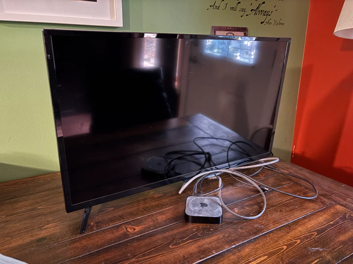 Insignia TV with Apple TV