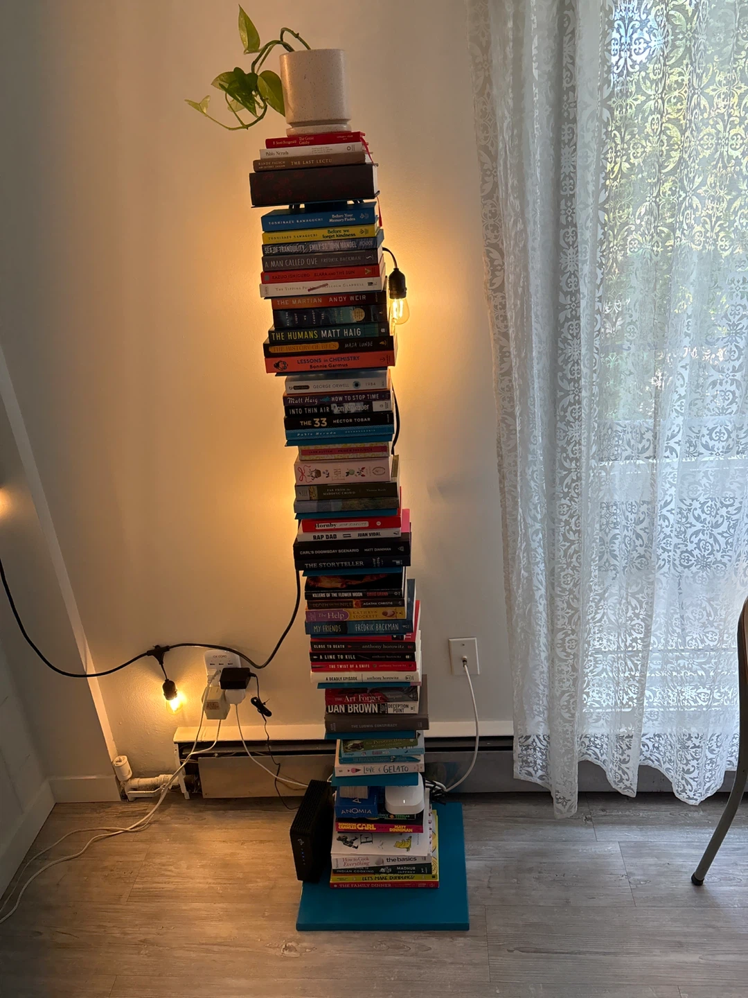 Vertical Invisible Book Tower Shelf - photo 2