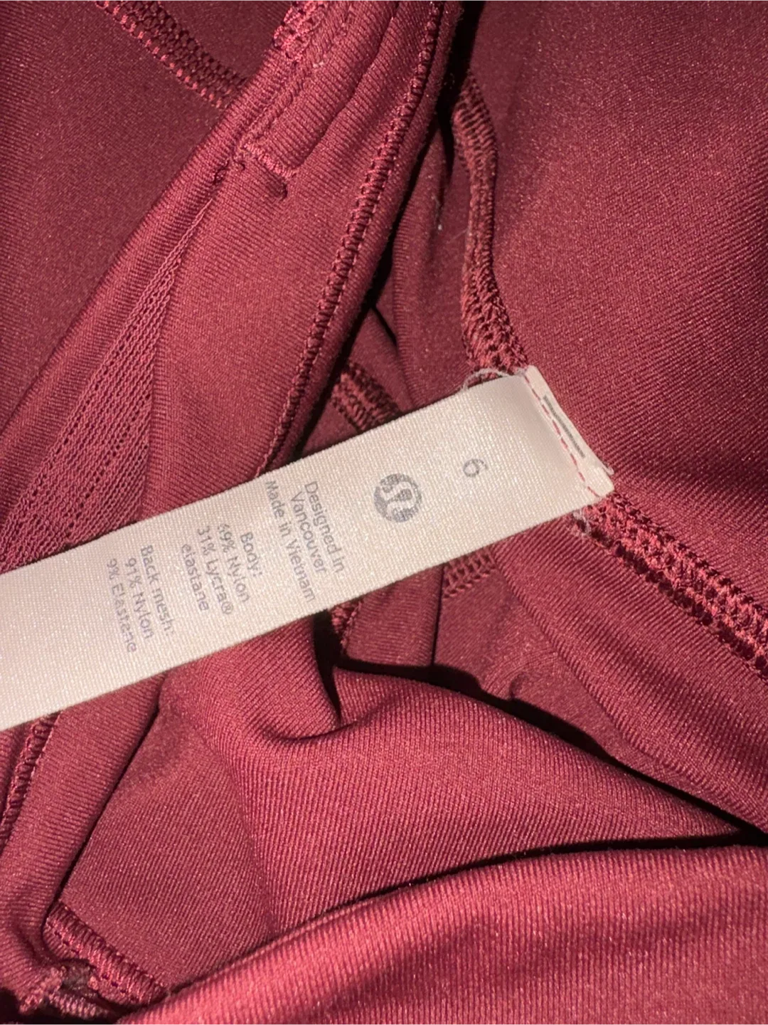 Lululemon Maroon Leggings - photo 3