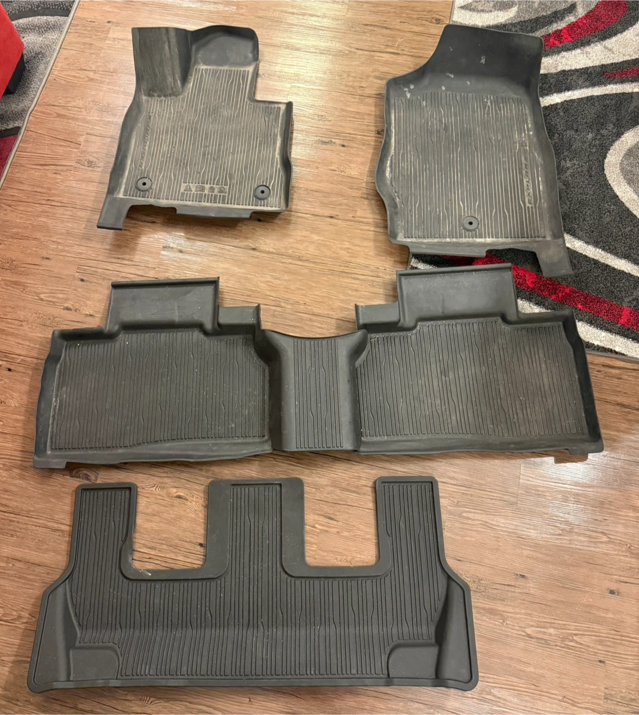 Ford Explorer Rubber Floor Mats 2021-2027