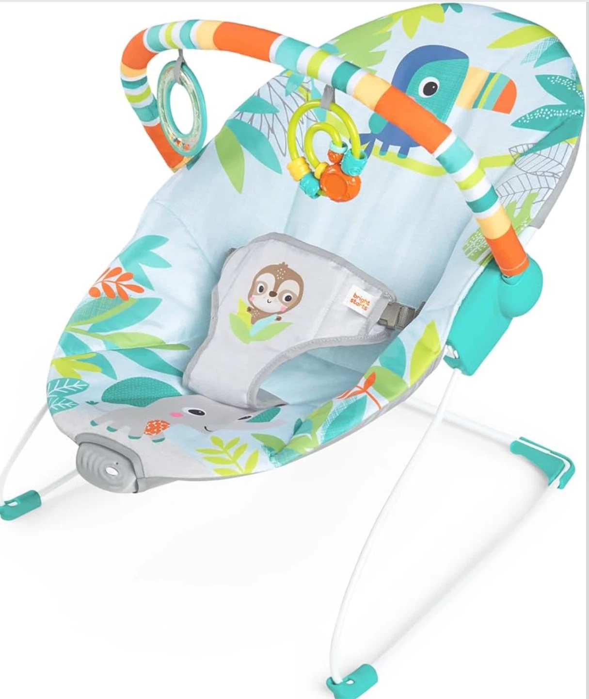 Bright Starts Rainforest Vibes Vibrating Bouncer