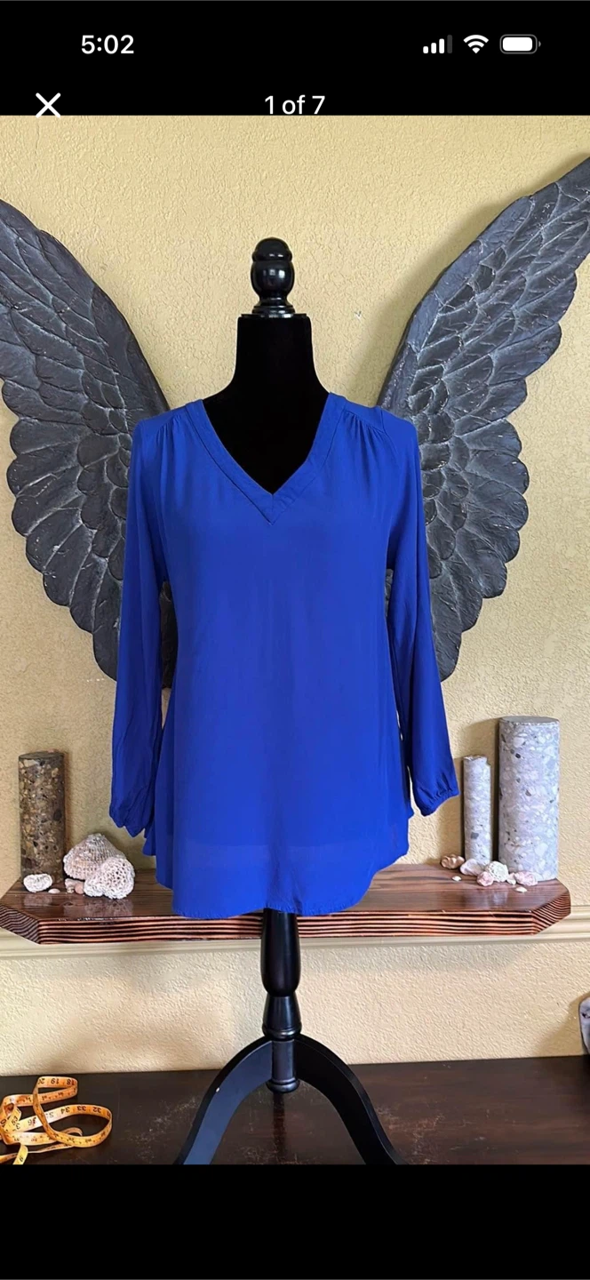 H&M Maternity V-neck Long-sleeve Shirt