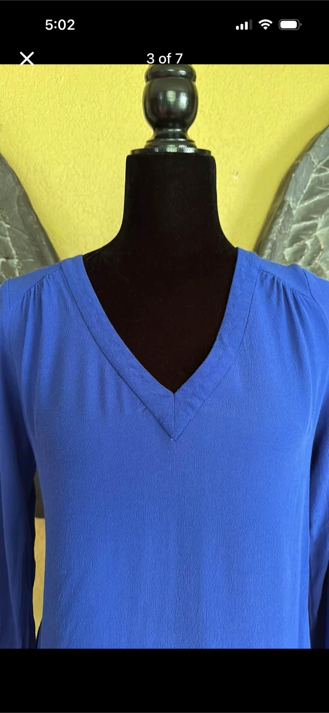 H&M Maternity V-neck Long-sleeve Shirt - photo 3