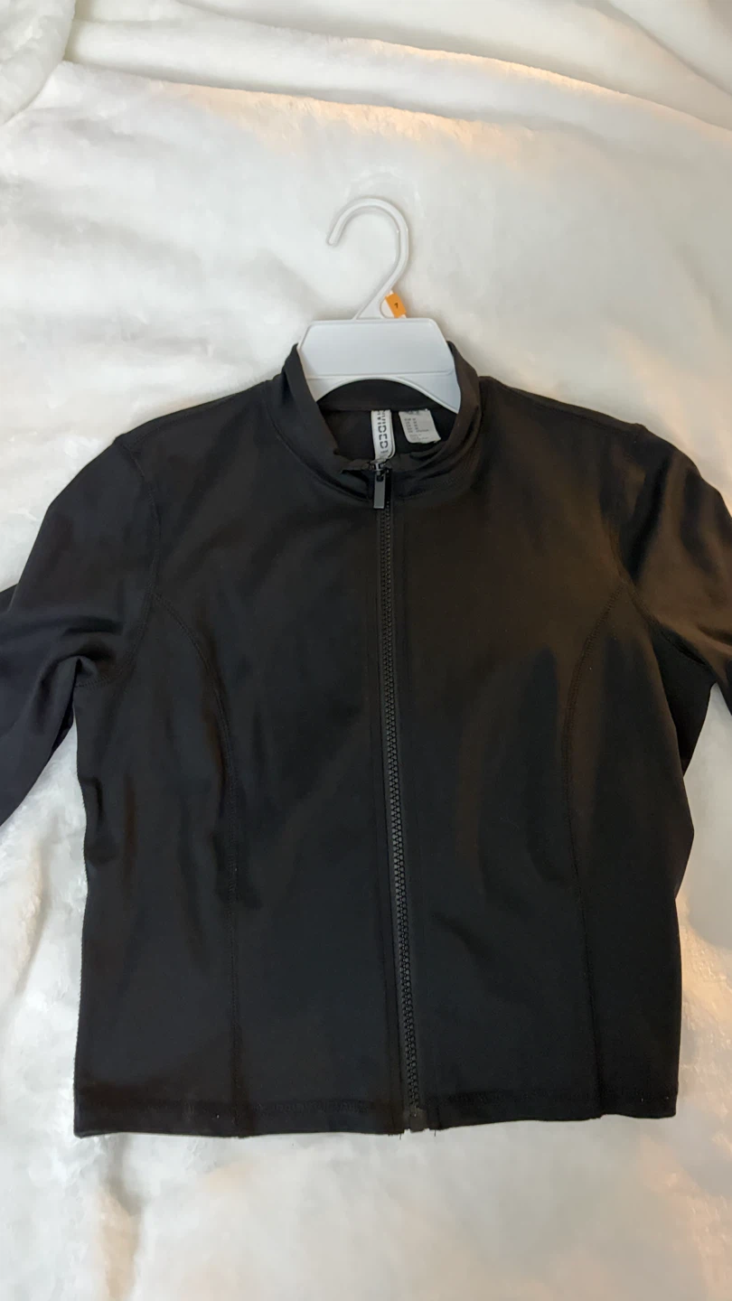 H&M Divided Black Zip-Up Jacket