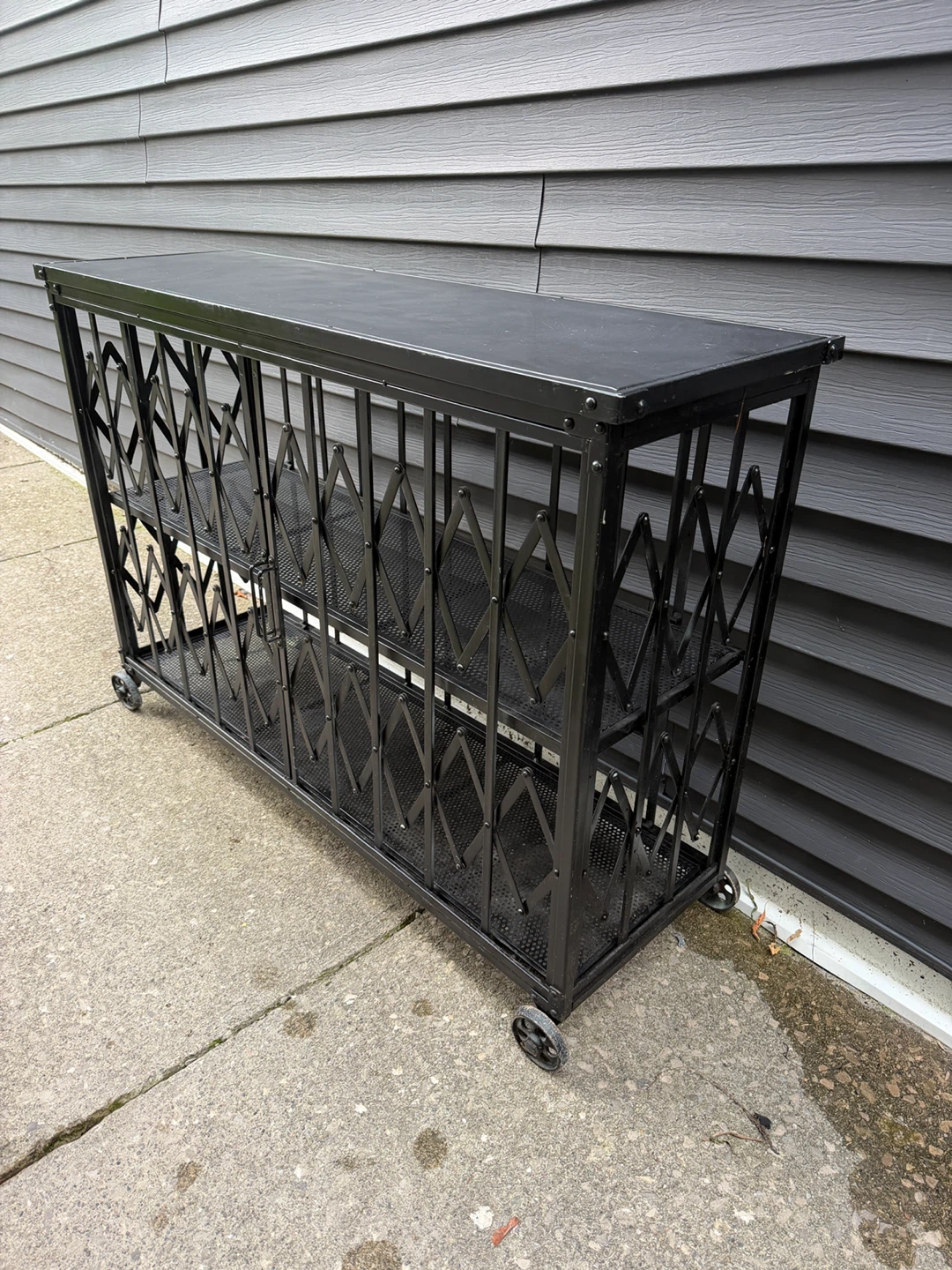 Industrial Metal Vinyl Record Storage Cabinet - photo 5