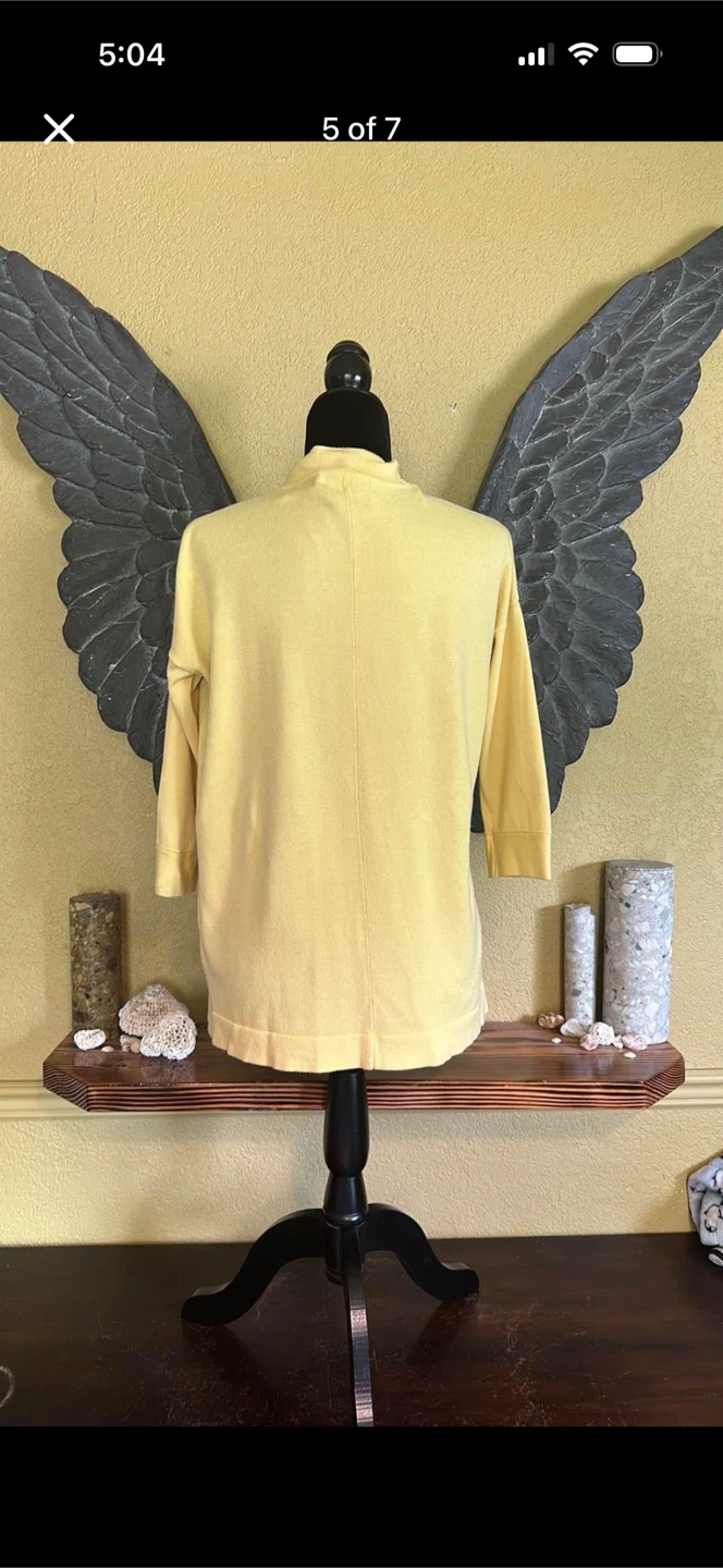 Zara Knit Open Front 3/4 sleeve Cardigan Sweater - photo 5