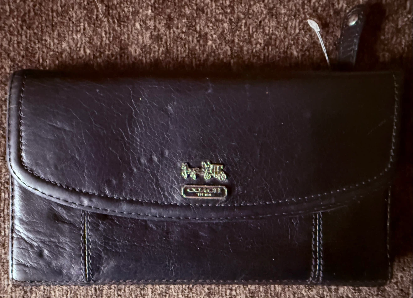 Used Authentic COACH Leather Wallet