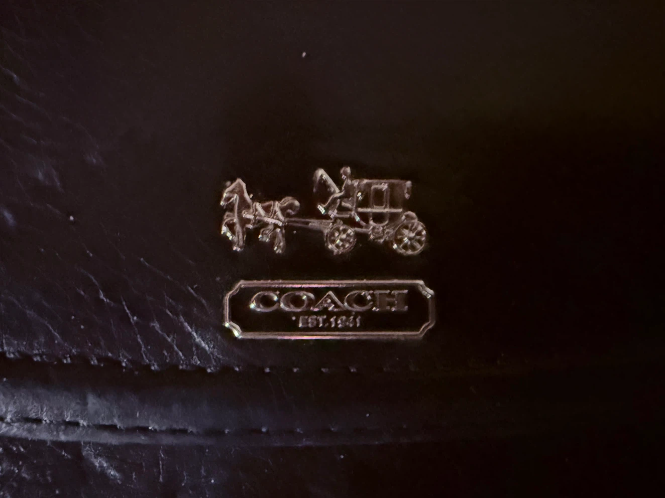 Used Authentic COACH Leather Wallet - photo 2