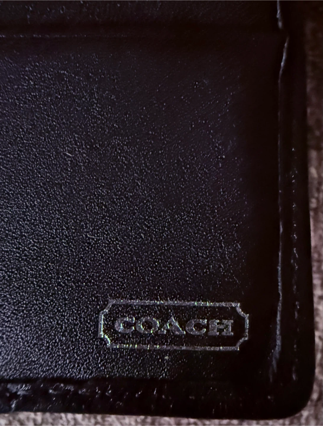 Used Authentic COACH Leather Wallet - photo 5