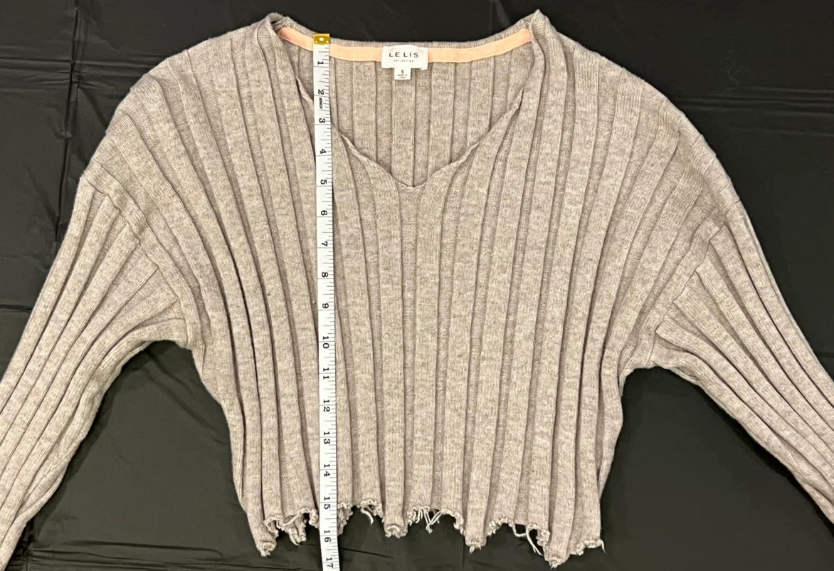 Le Lis Collection Ribbed Long Sleeve Sweater - photo 5