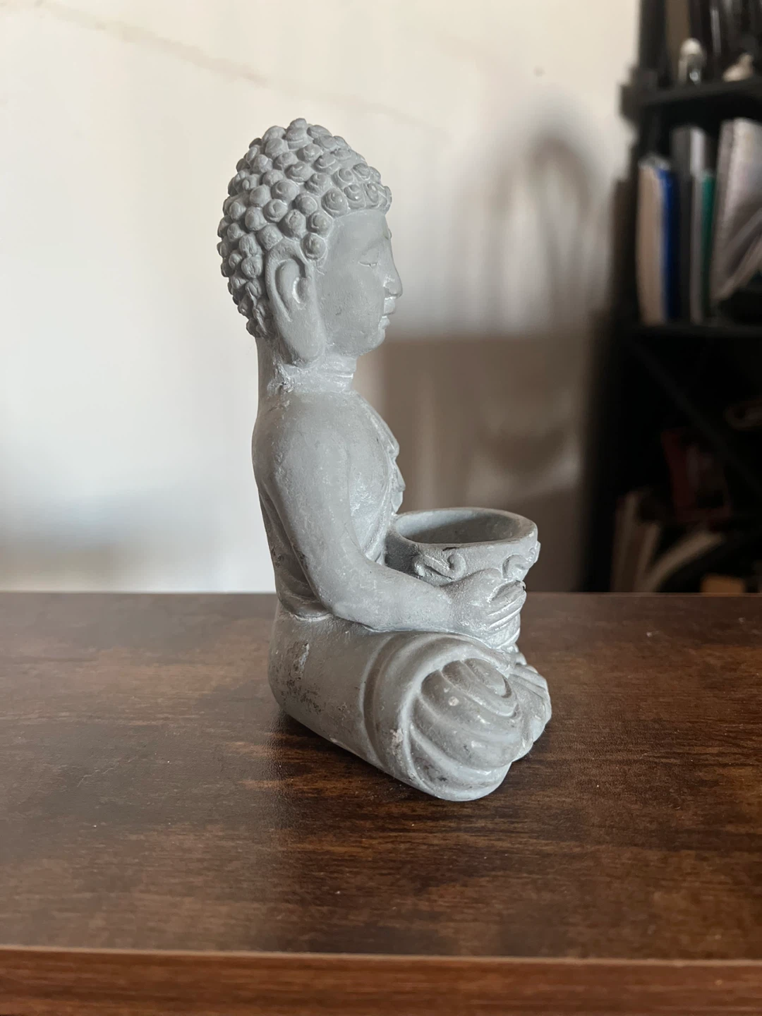 BUDDHA Statute Tea Light Candle Holder - photo 2