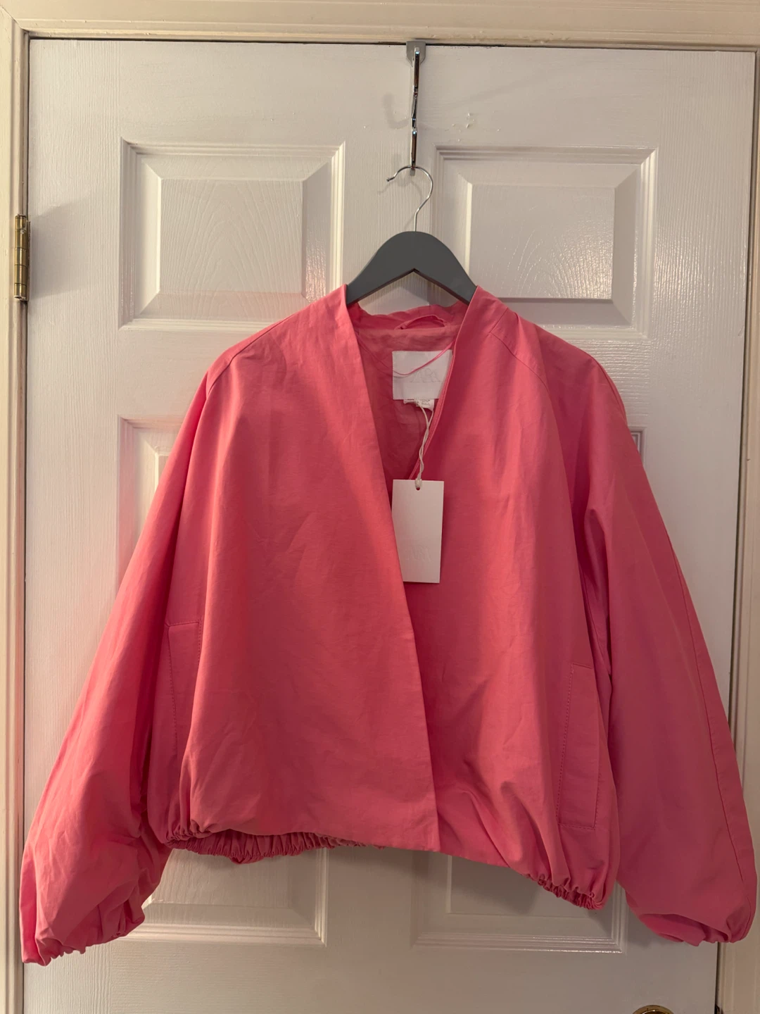 Zara Pink Bomber Jacket