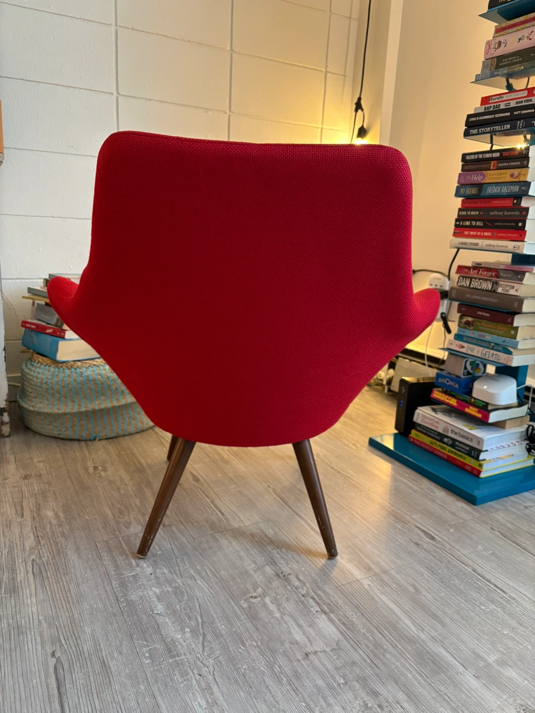 Vintage Mid-Century Modern Red Accent Chair - photo 3