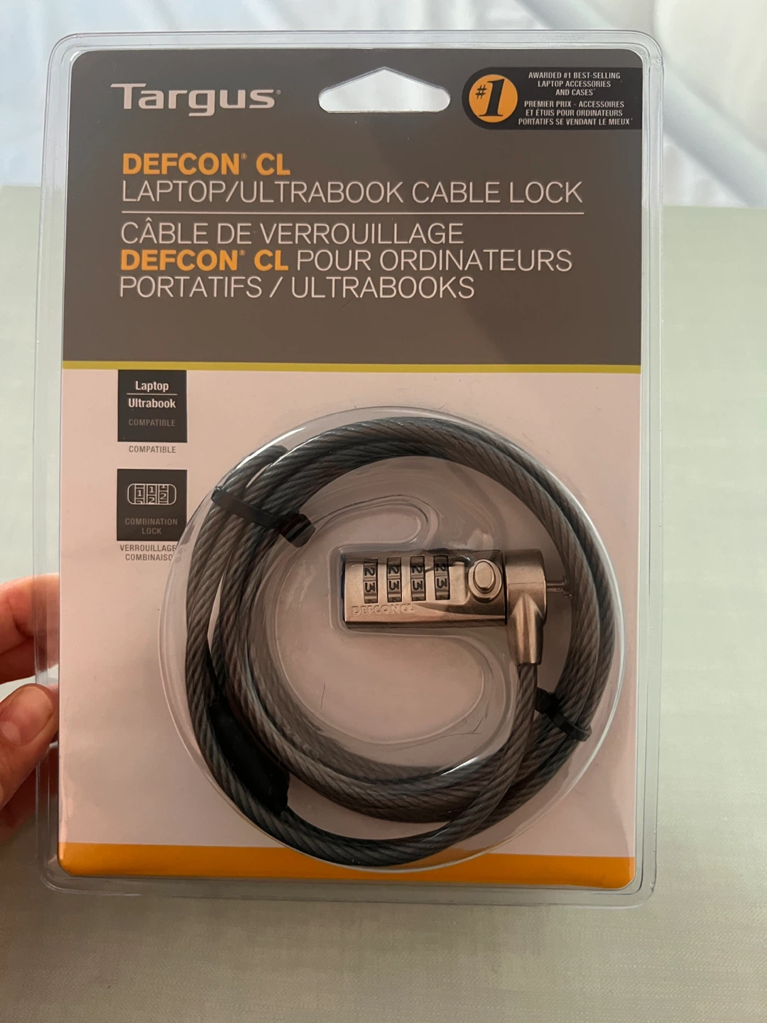 Targus DEFCON CL Laptop Cable Lock