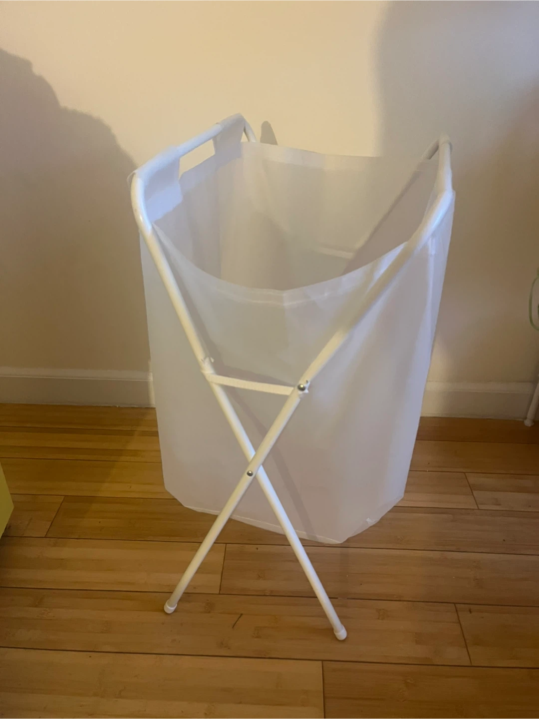 IKEA Collapsible White Laundry Hamper