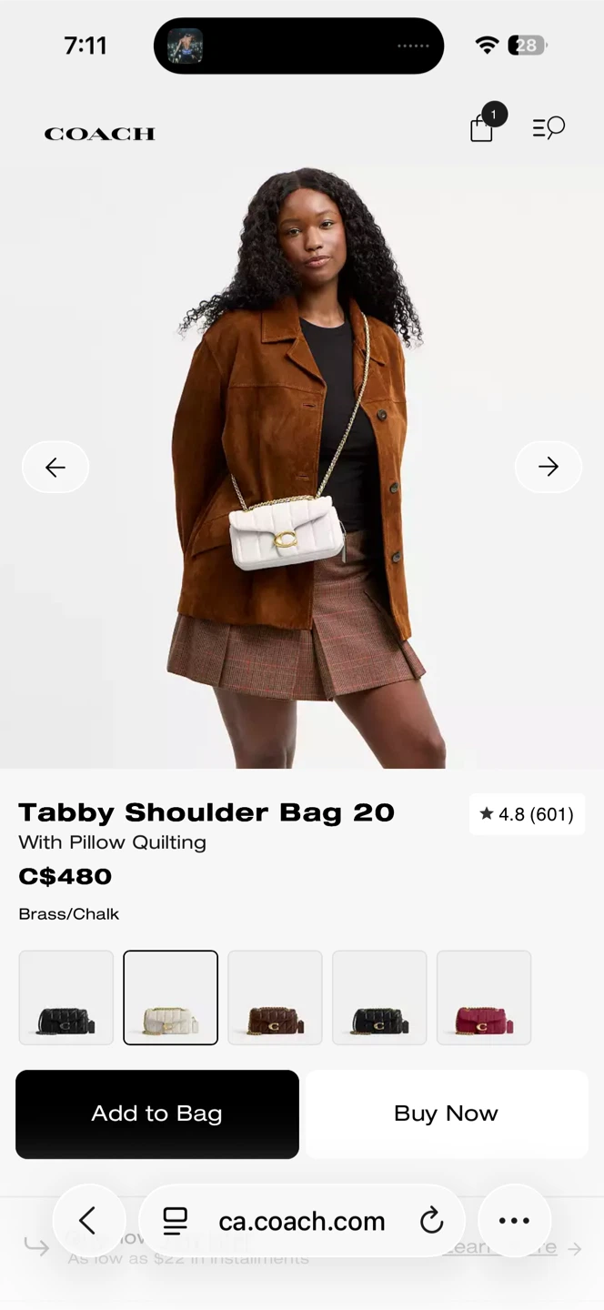 $542 coach gift card