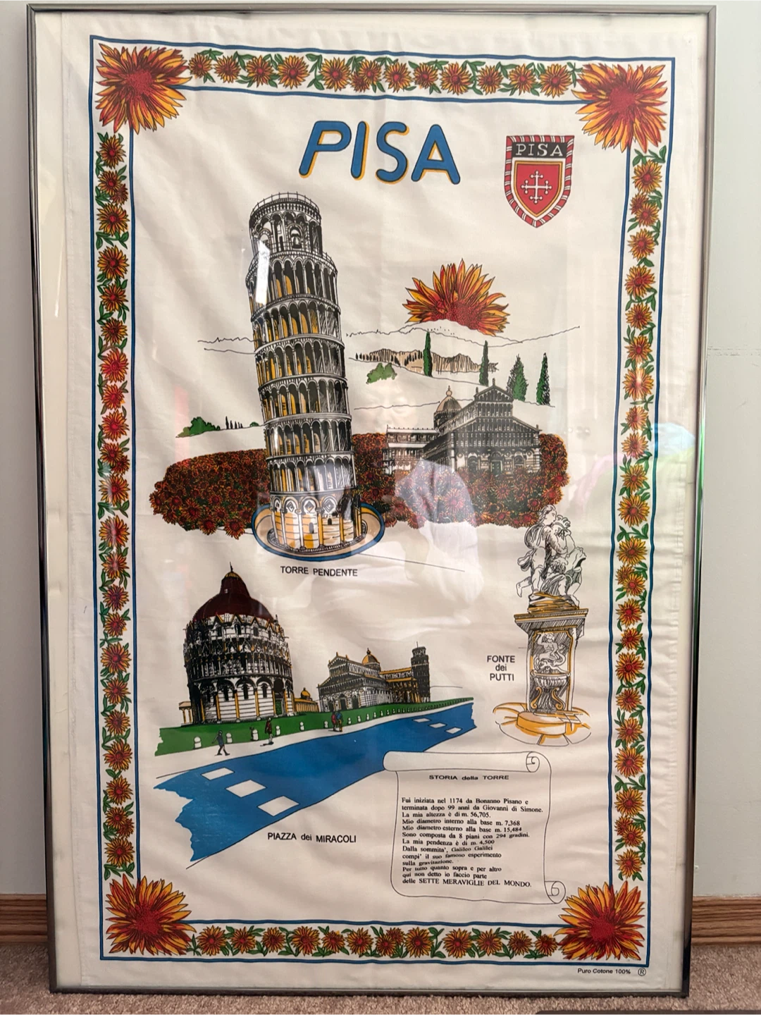 Pisa Themed Decorative Wall Hanging