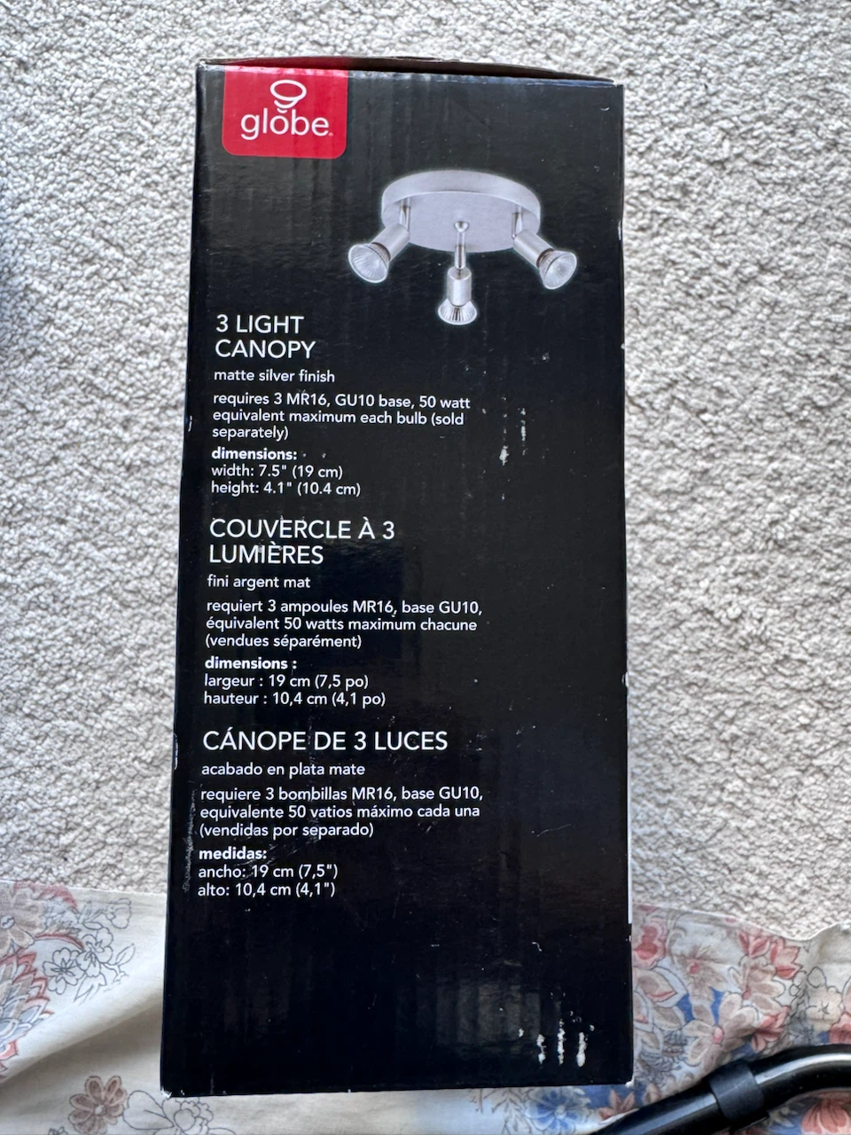Brand new Globe Electric Payton 3-Light Canopy - photo 2