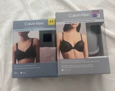 Calvin Klein bras (New) (2 packs) (Both together for $5)