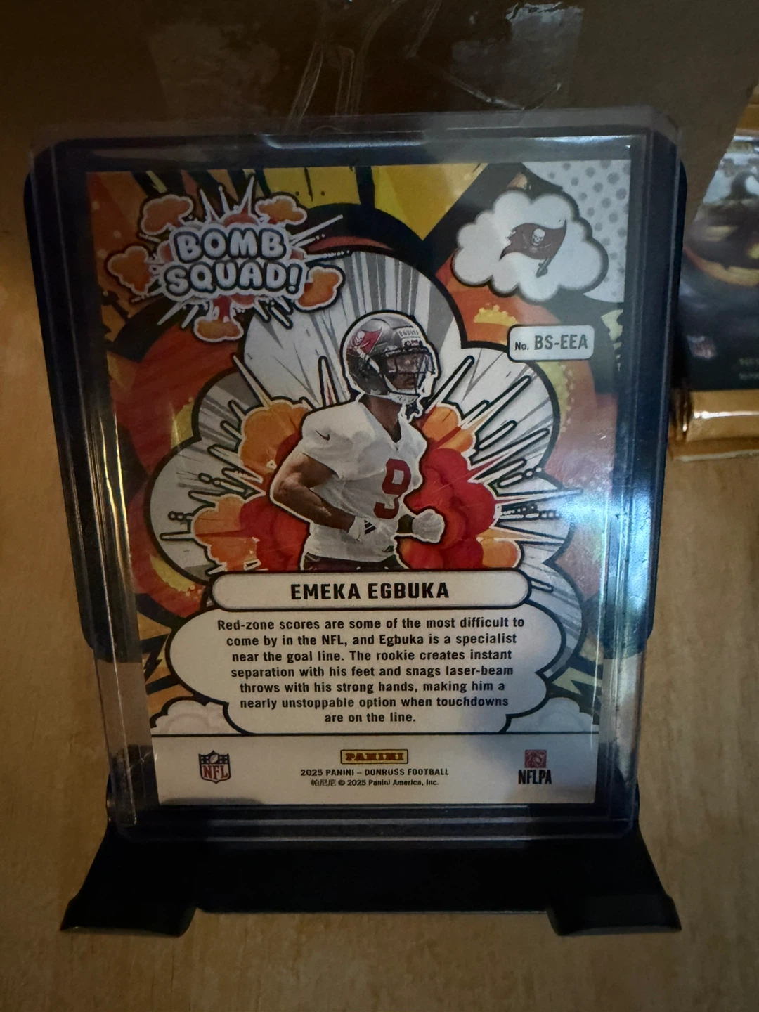 2025 Panini Donruss Emeka Egbuka Bomb Squad Card - photo 2