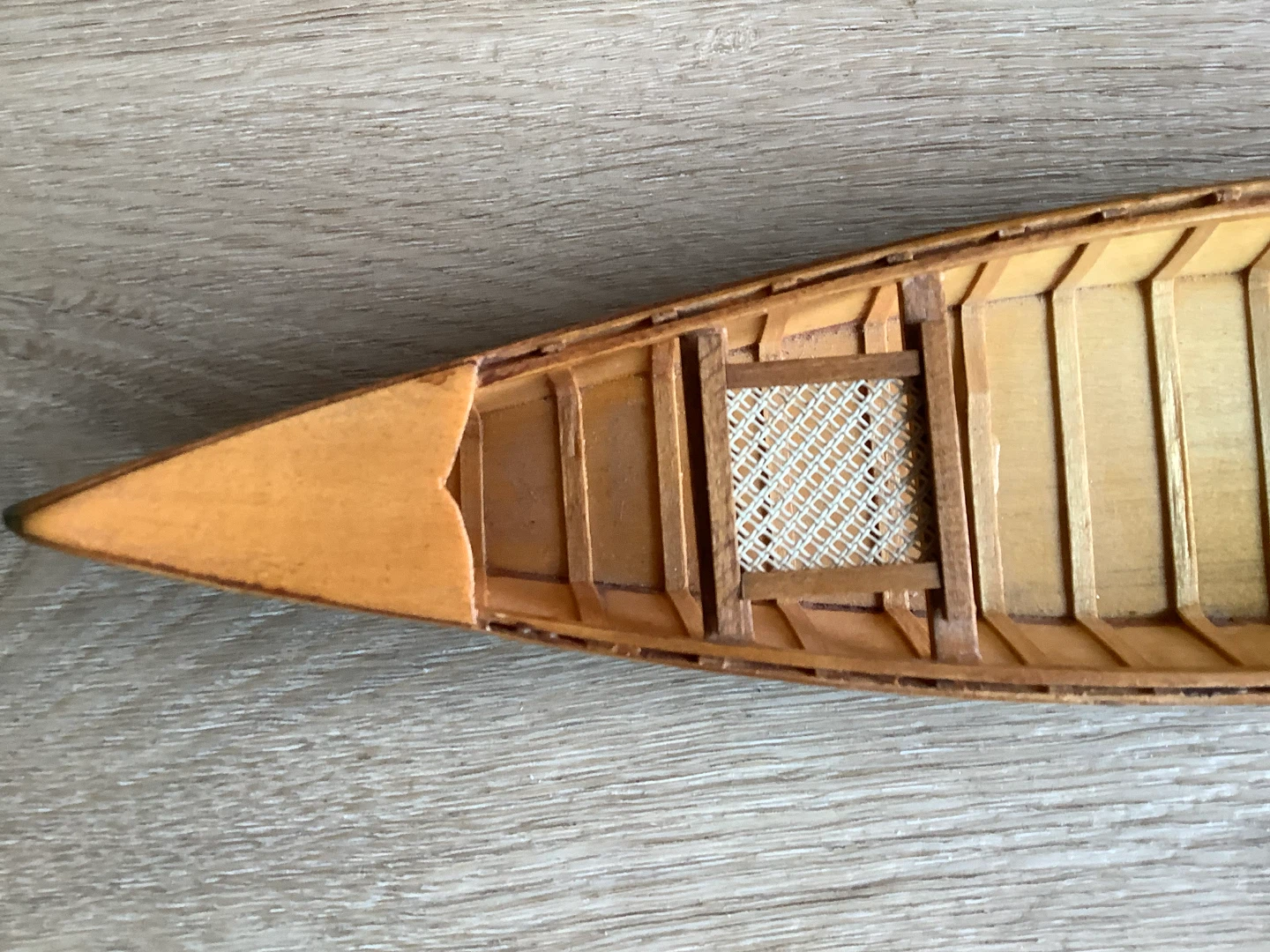 Hand Crafted Wooden “Indian Canoe” 🐞 - photo 4