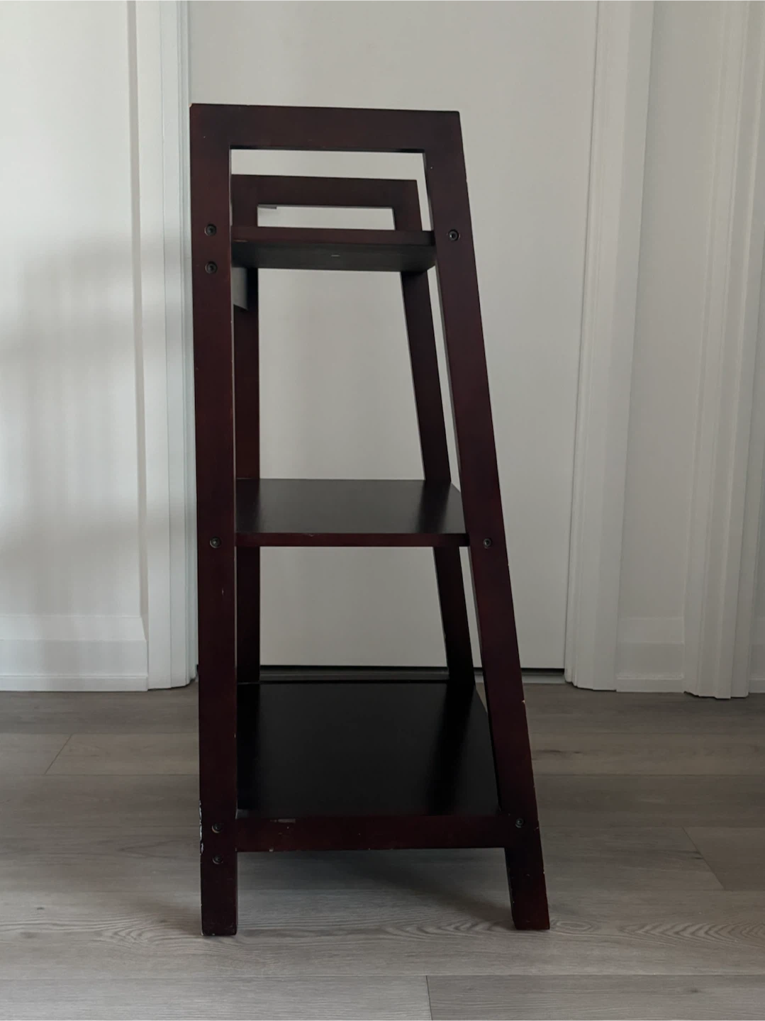 Dark Brown Three-Tier Shelf - photo 2