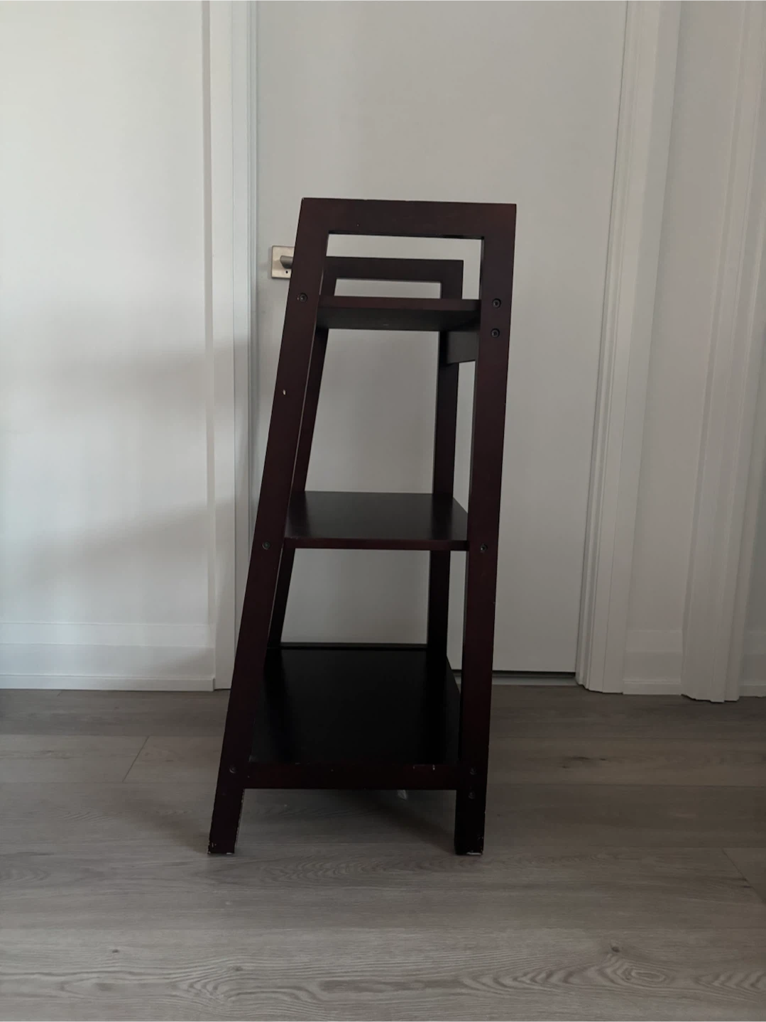 Dark Brown Three-Tier Shelf - photo 3