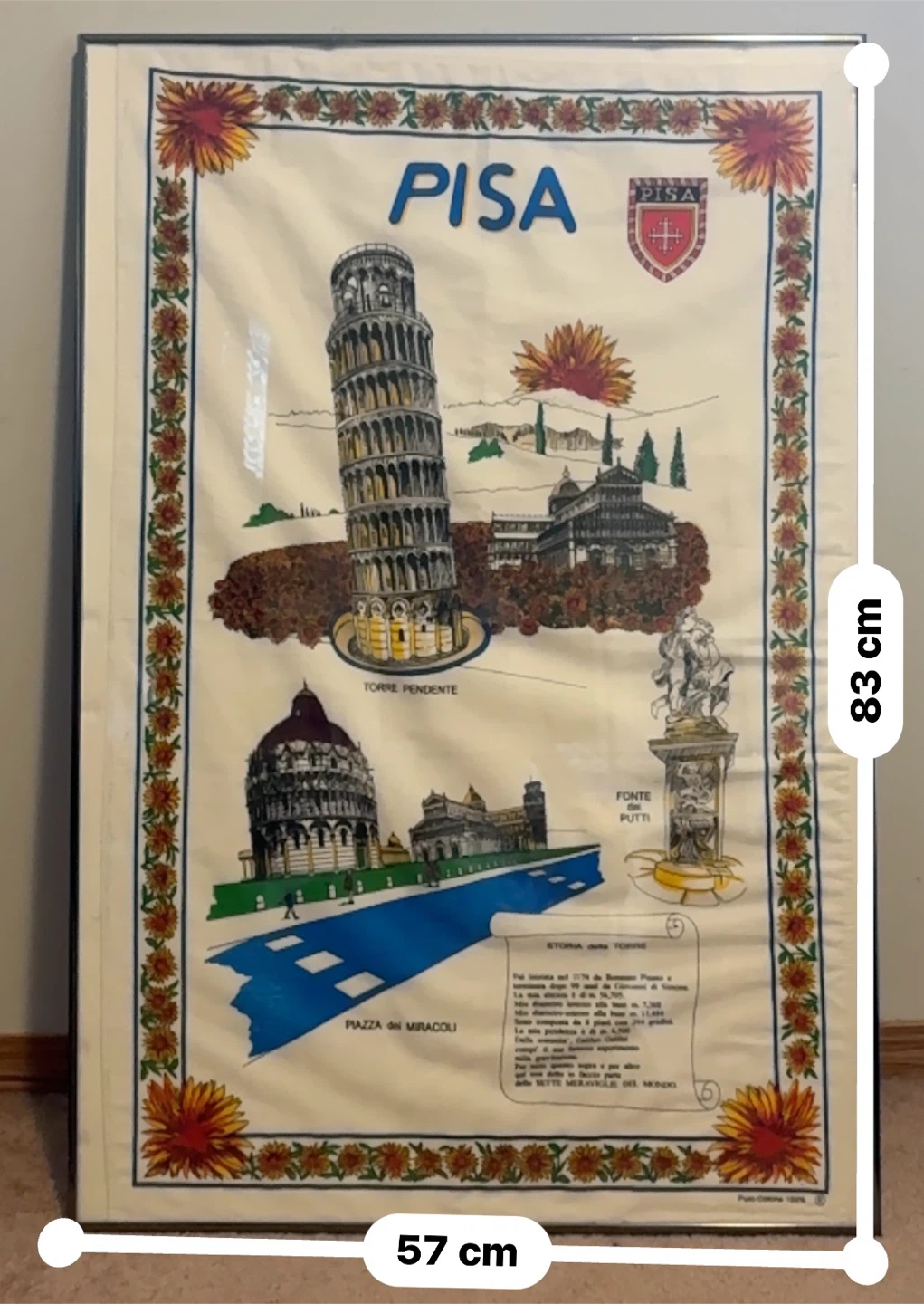 Pisa Themed Decorative Wall Hanging - photo 3