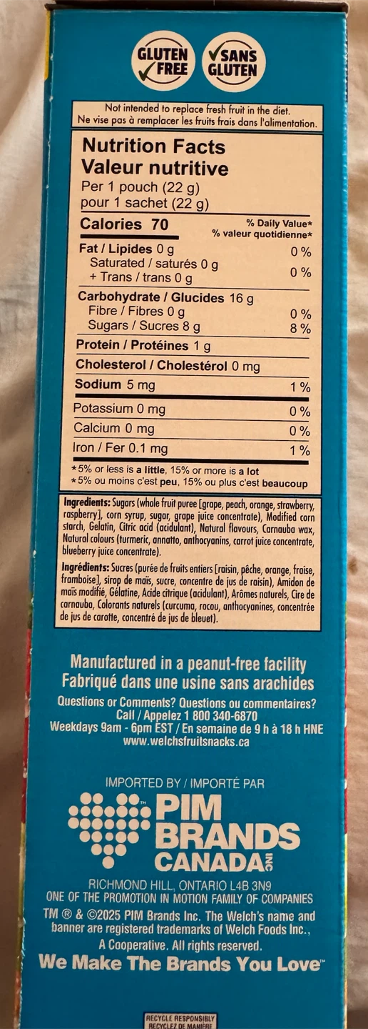 Welch's Mixed Fruit Snacks - 60 Pouches - photo 2