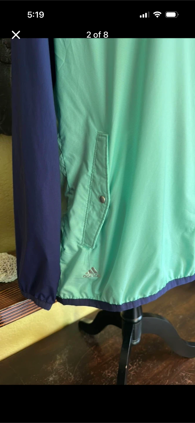 Adidas wind breaker thin quarter Zip - photo 2